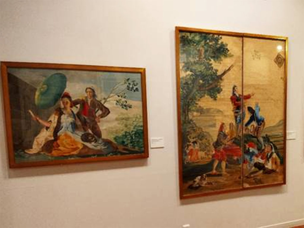 sala de tapices palacio torreon de lozoya