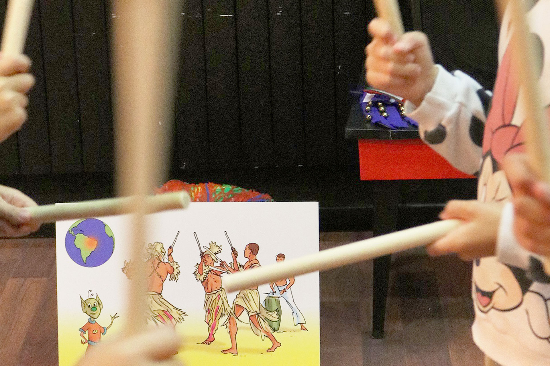 san pedro gaillos museo paloteo Danzando al son de los palos