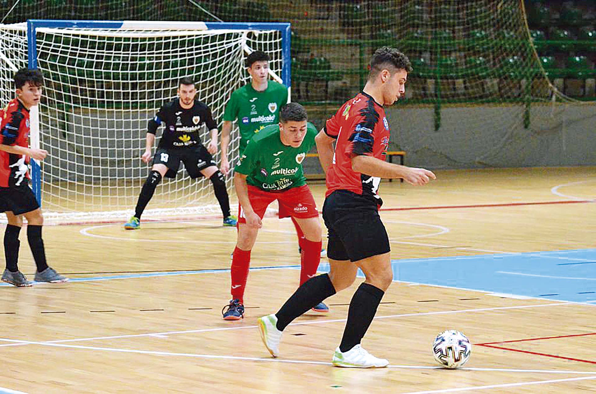 David, jugando un encuentro con el CD Segosala./ CD SEGOSALA