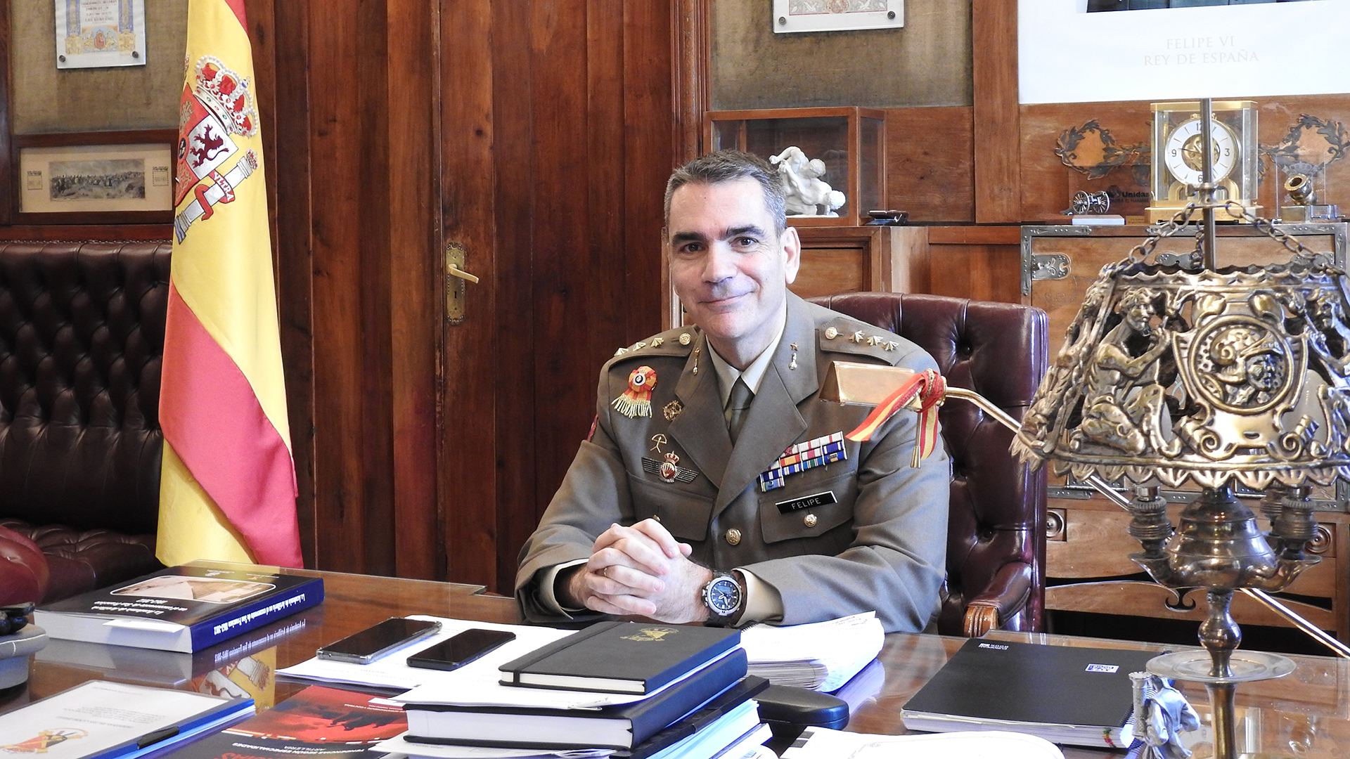 Coronel director de la Academia de Artillería, Rafael de Felipe Barahona