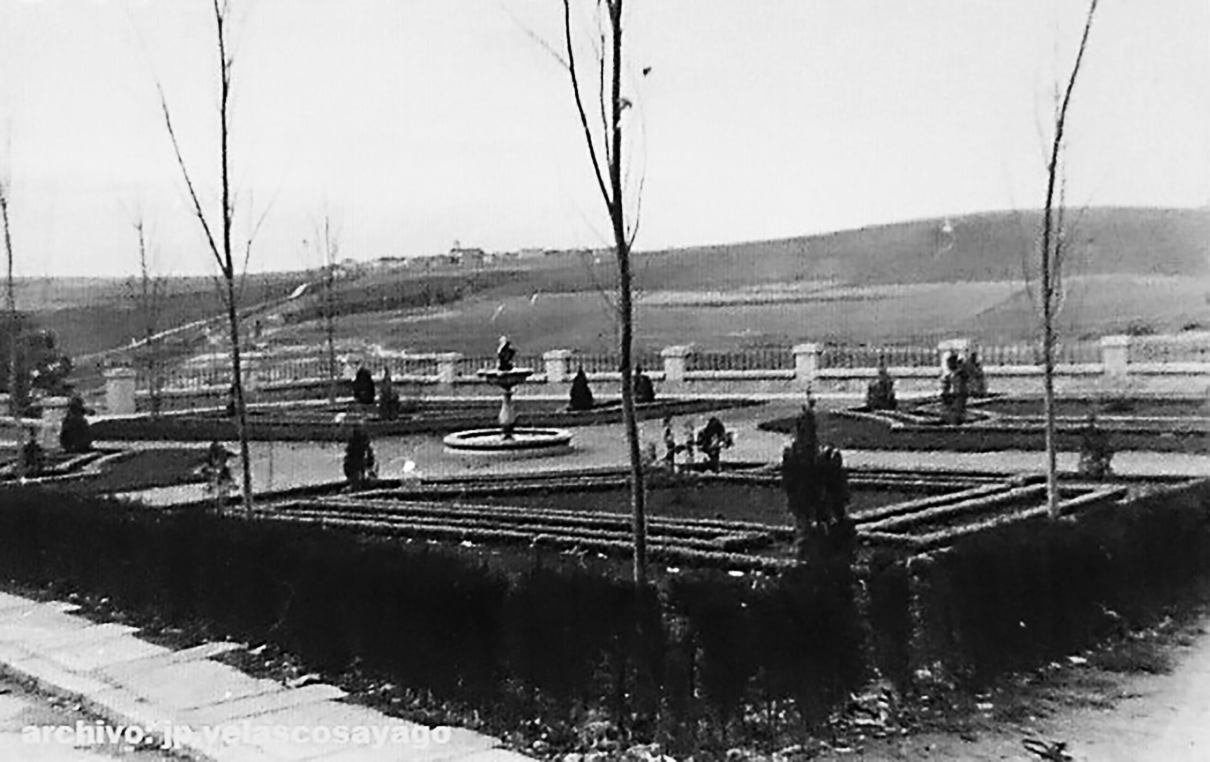Jardin de Fromkes en 1958 recien inaugurado. Foto Archivo Juan Pedro Velasco