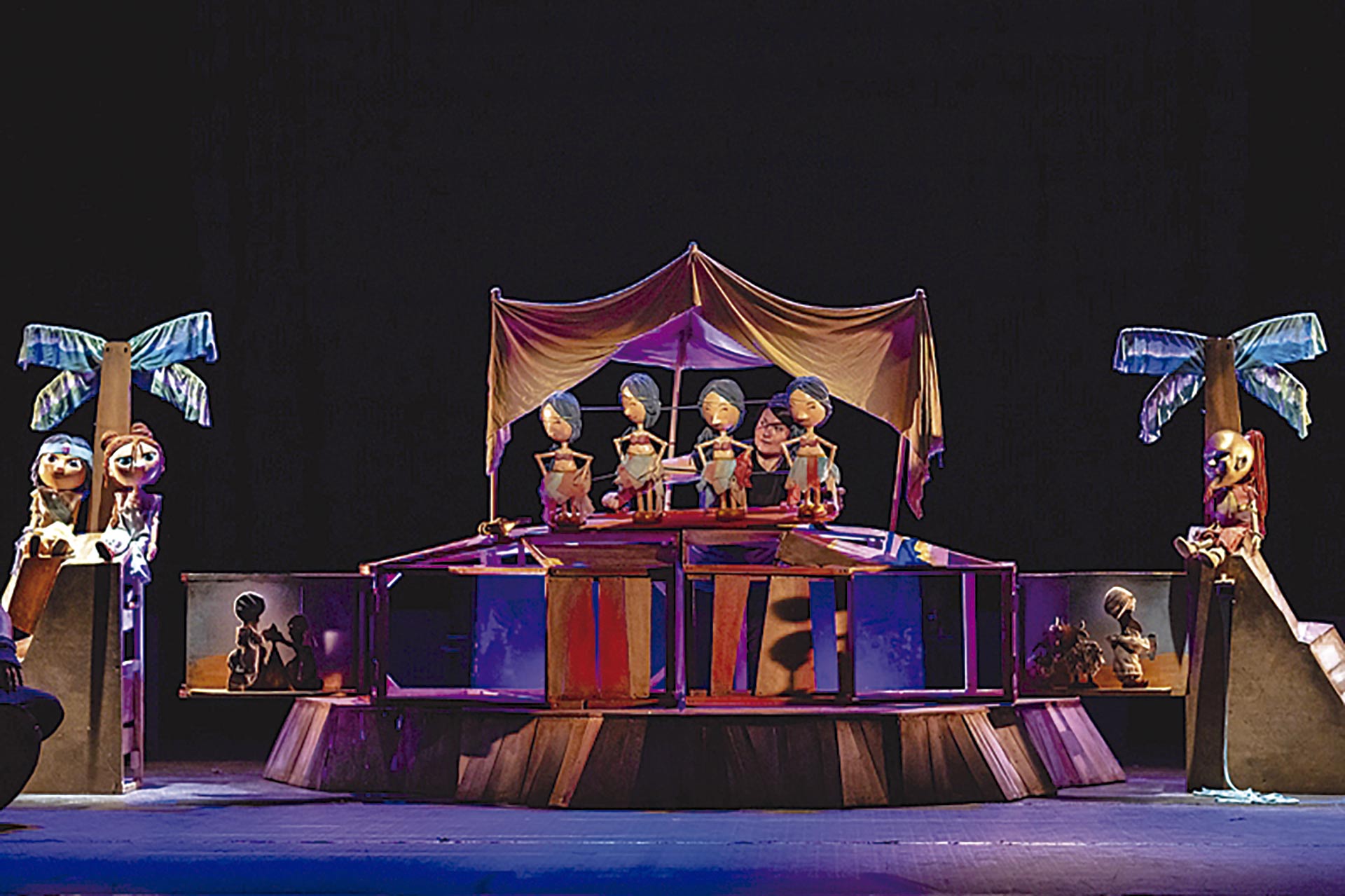 La obra de teatro infantil de títeres ‘La lámpara maravillosa’. / E. A.