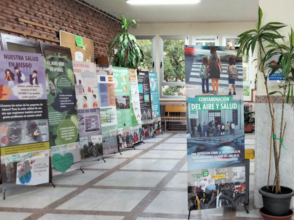 Campaña de Ecologistas en Acción sobre la calidad del aire. / EL ADELANTADO