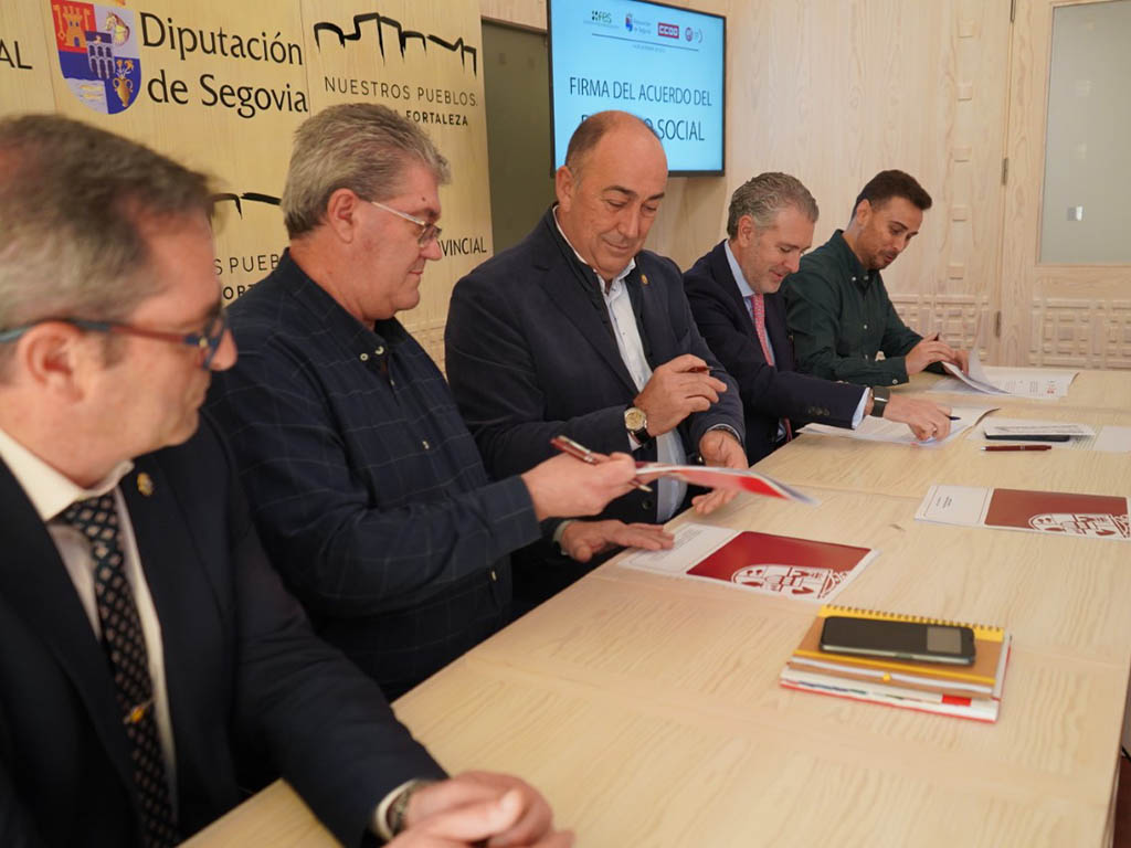 Firma del Acuerdo del Dialogo Social