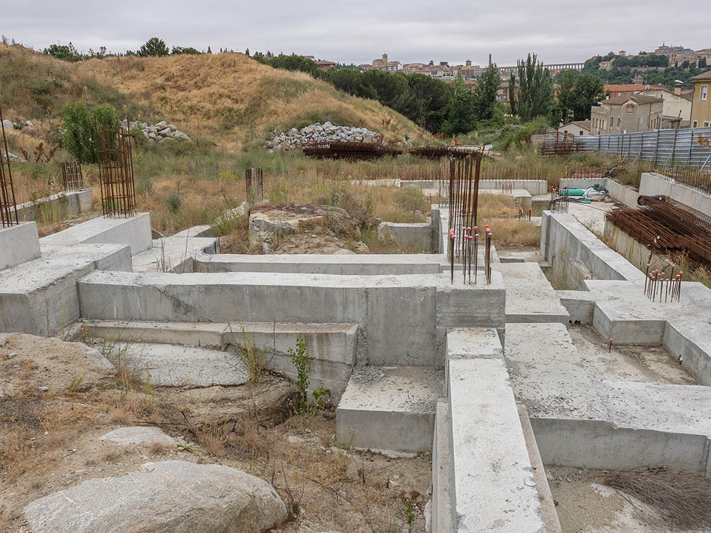 Obras del IES del barrio de San Lorenzo. / EL ADELANTADO