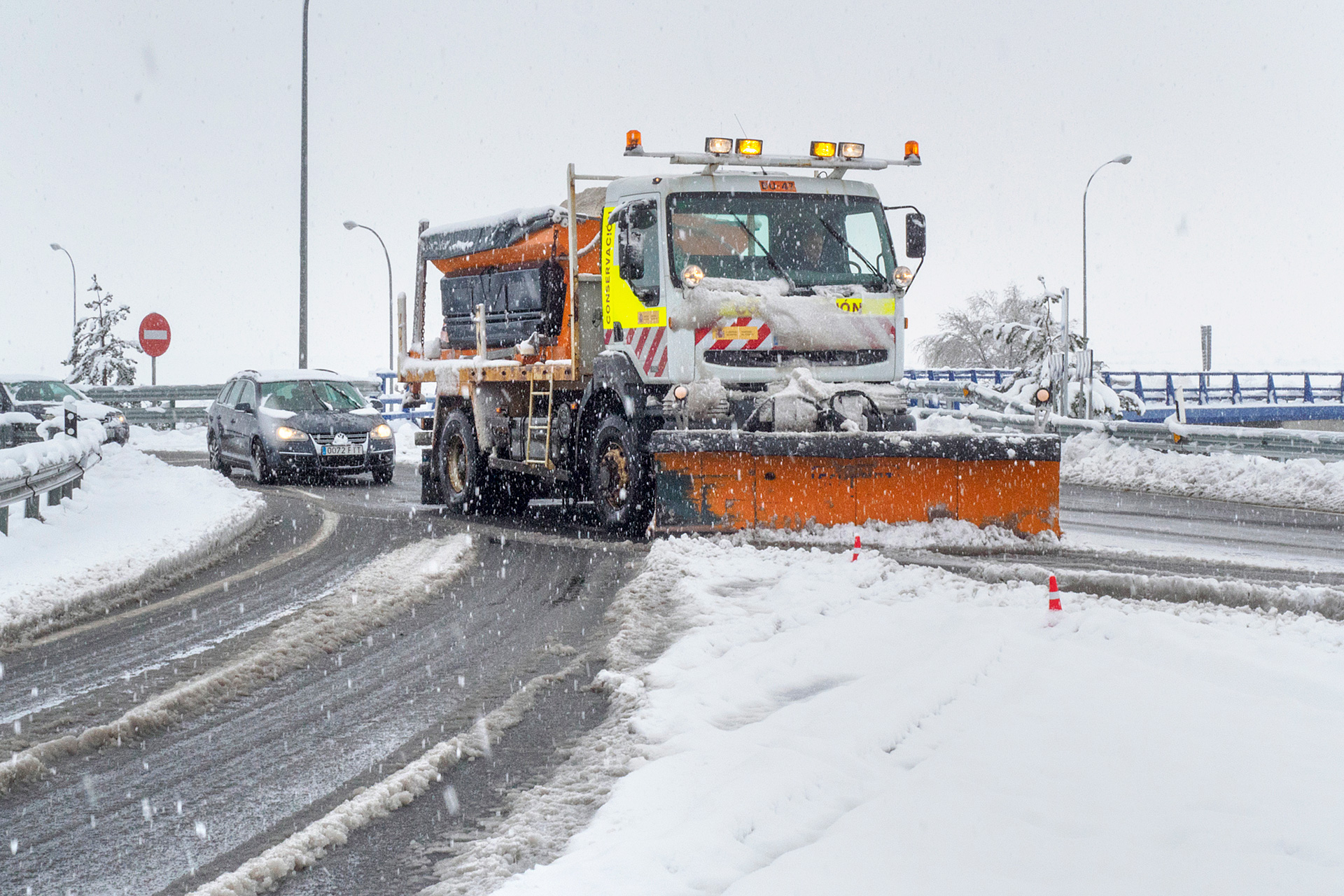 Nieve AP61 Cortada Quitanieves Ministerio 2022