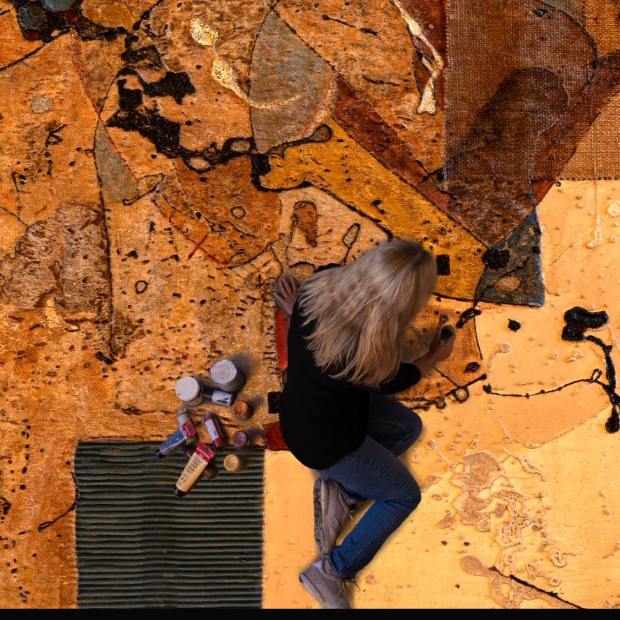 Fotografía que ilustra el cartel de la exposición que puede visitarse en la Casa de la Lectura.
