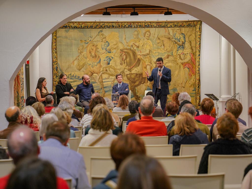 Concierto-presentación de 'Nereydas' en el Torreón de Lozoya. / MIGUEL ÁNGEL FERNÁNDEZ
