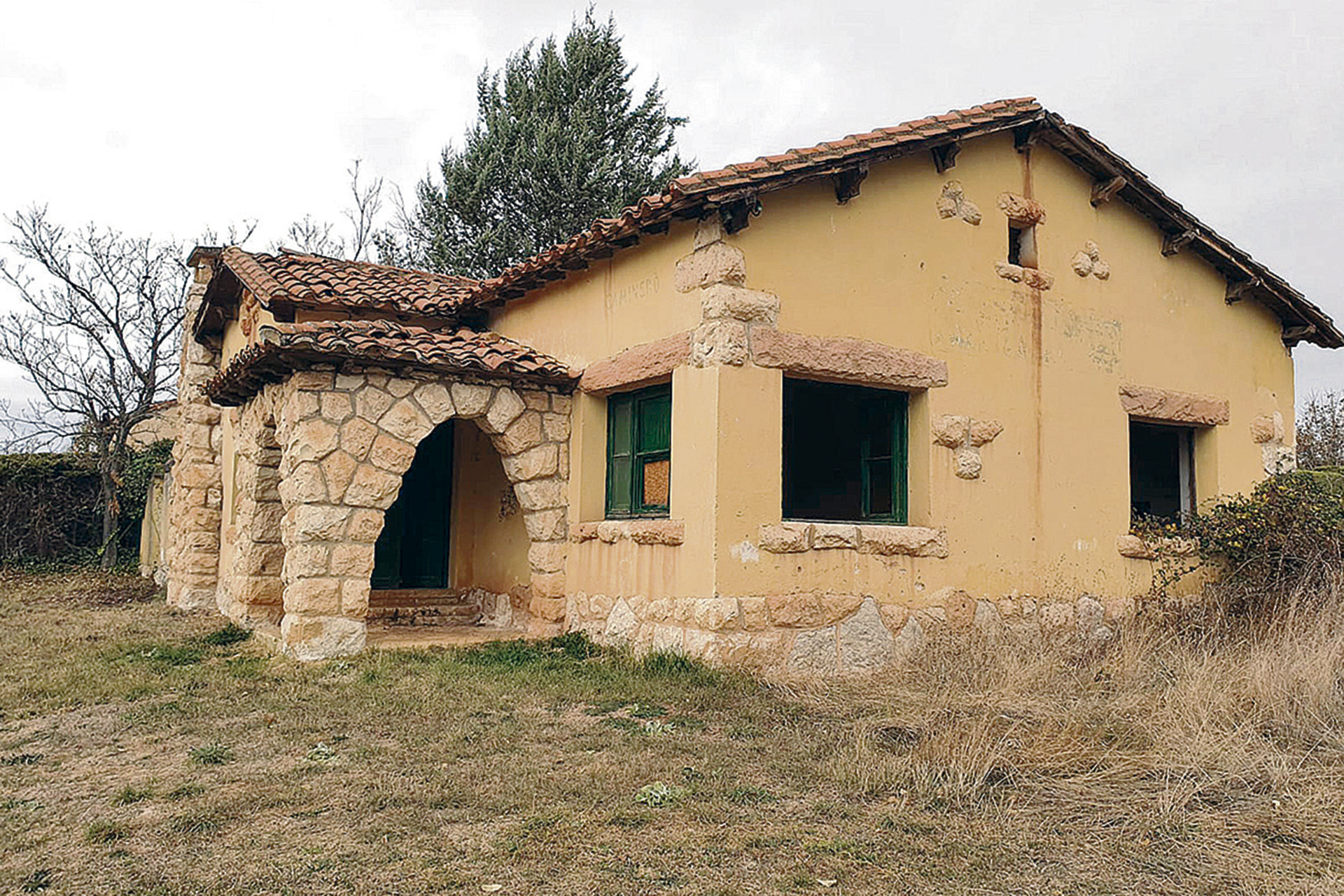 Casilla de camineros de Aldealengua de Santa María. /EA