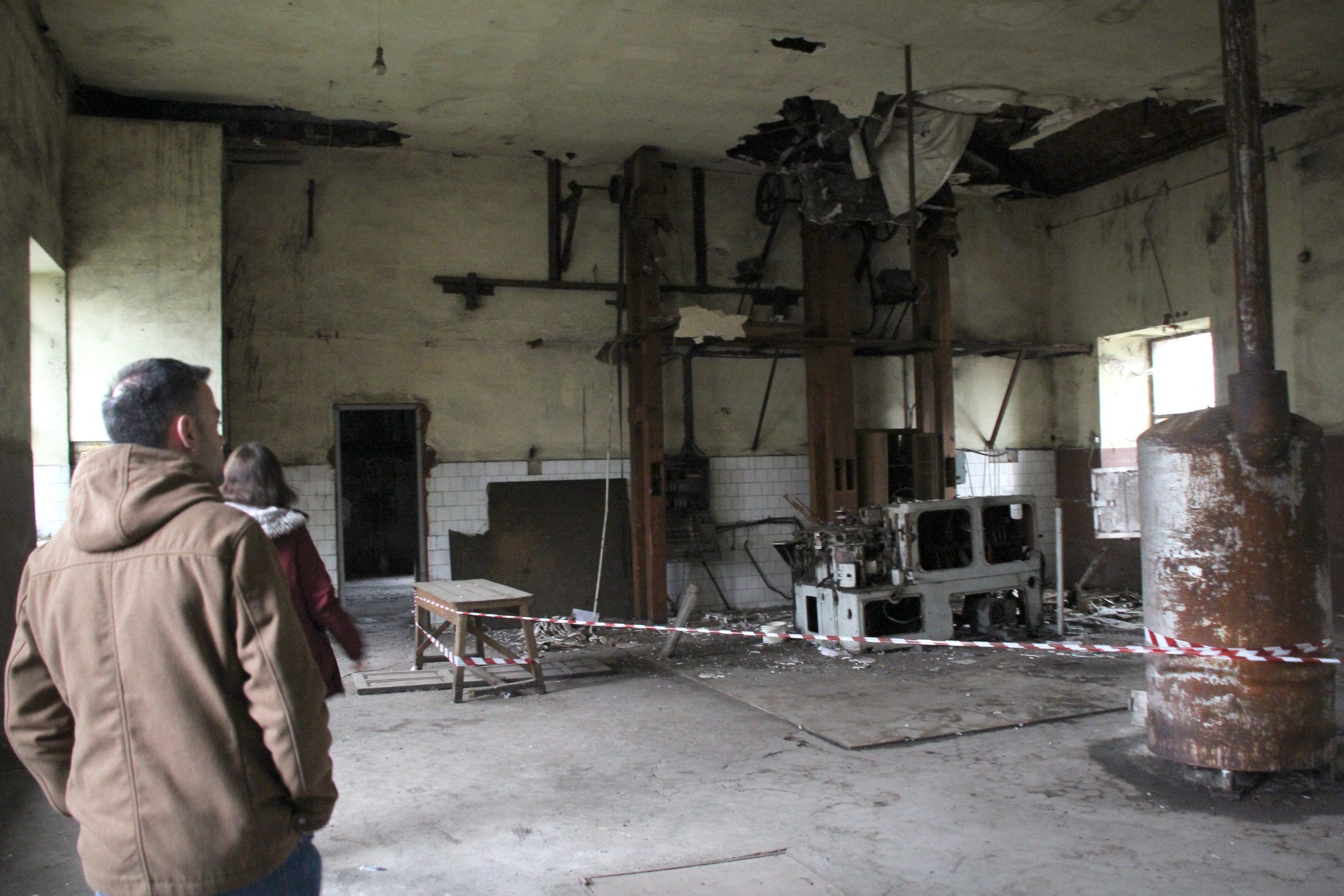 Una de las estancias de la antigua fábrica de achicoria de San Francisco.