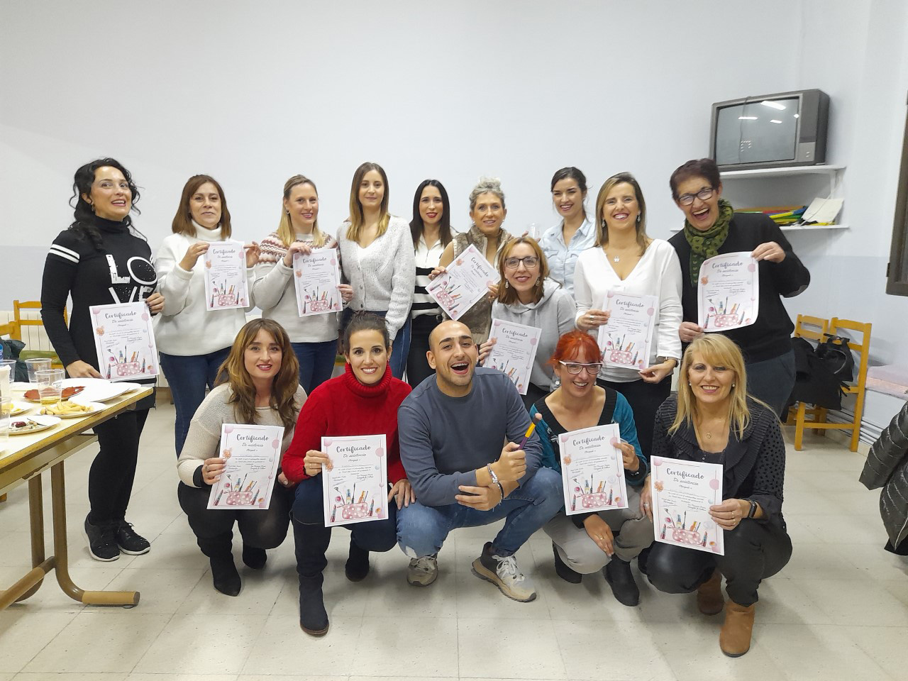 Taller de automaquillaje impartido por Daniel Gala en el Centro Cultural de Cantimpalos.