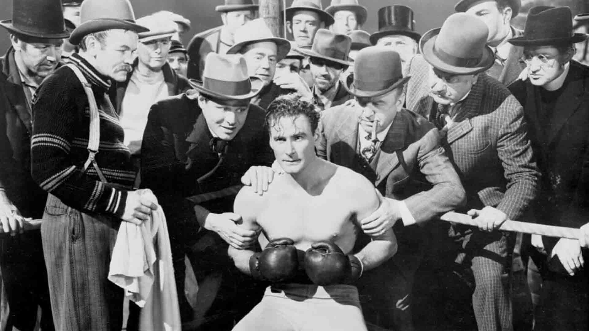 Gentleman Jim de Raoul Walsh con Errol Flynn.