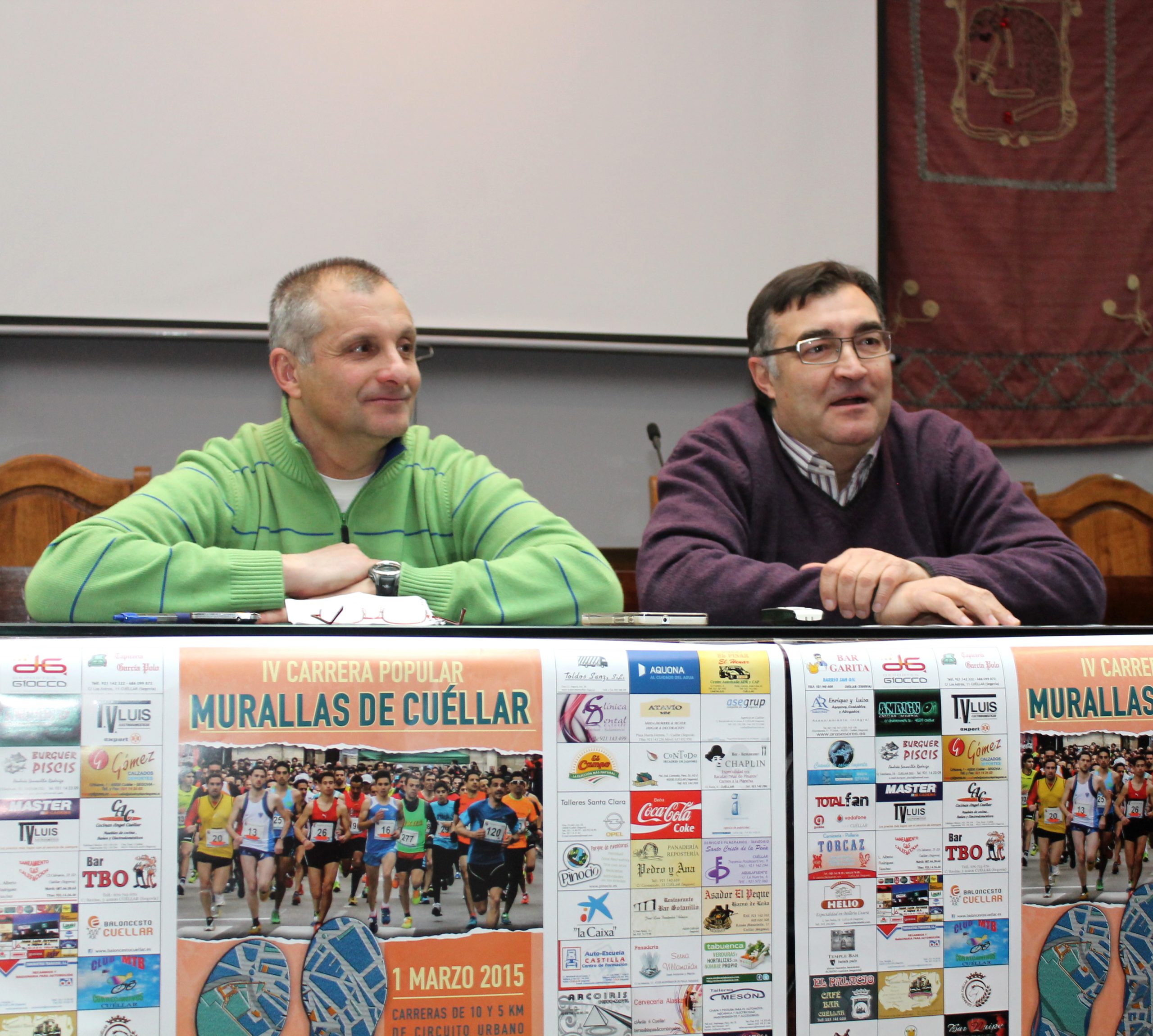 Luis Senovilla (dcha.) recibirá el premio ‘Javier Rodríguez’ este viernes.