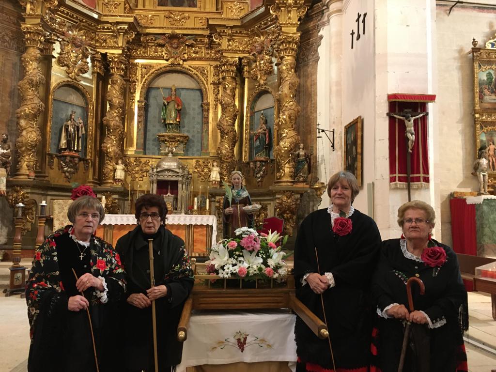 Mayordomas Santa Águeda 2020 en Vegas de Matute.