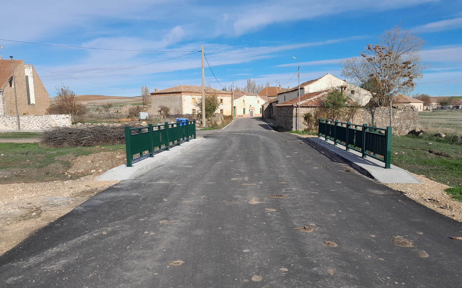Obra en la localidad segoviana de Aldeonte.