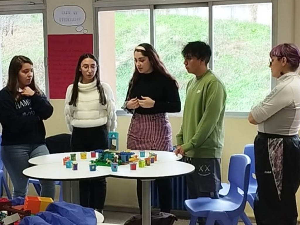 'Aula de emprendimiento', del IES 'Giner de los Ríos', de Segovia. / EL ADELANTADO