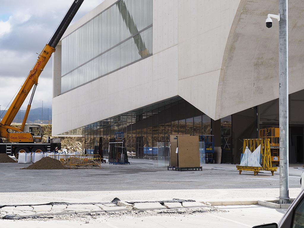 Obras en el CIDE. / KAMARERO