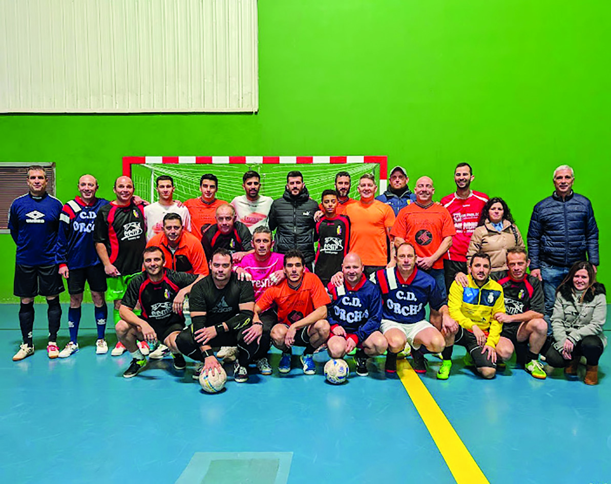 Foto de grupo tras el homenaje. Foto David Rubio