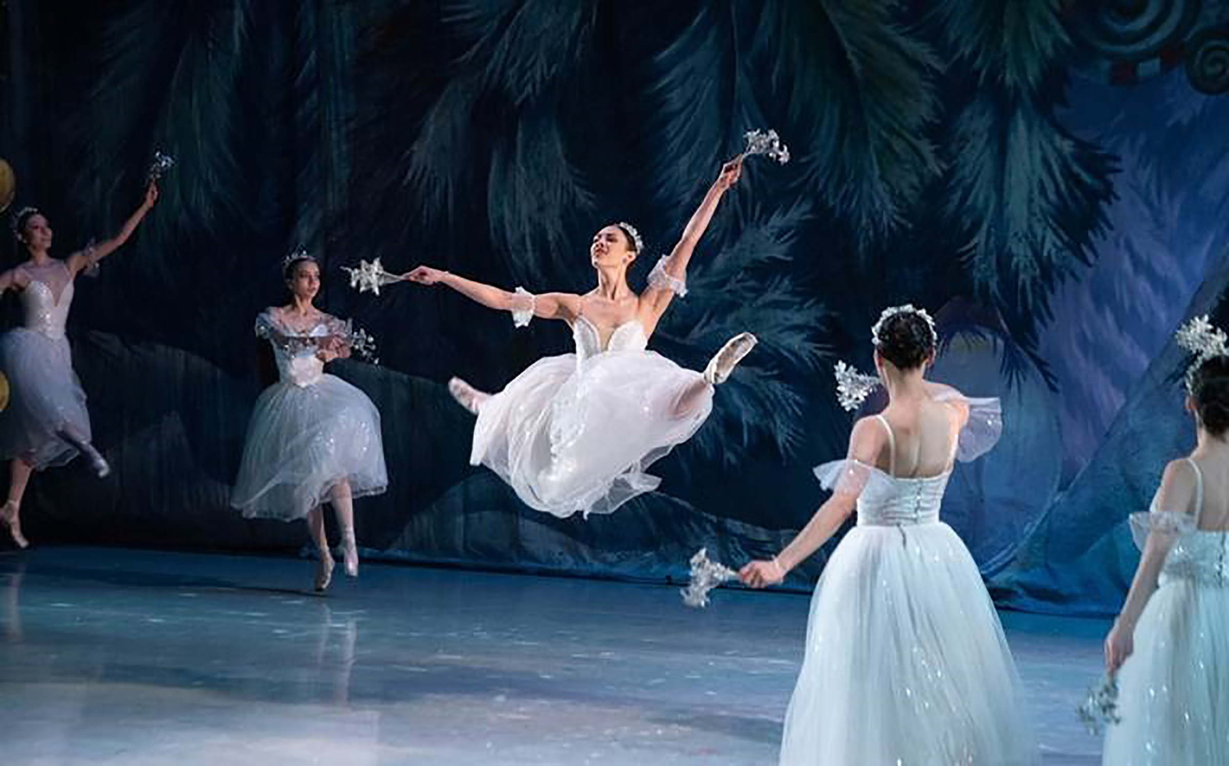 Representación de la danza clásica.