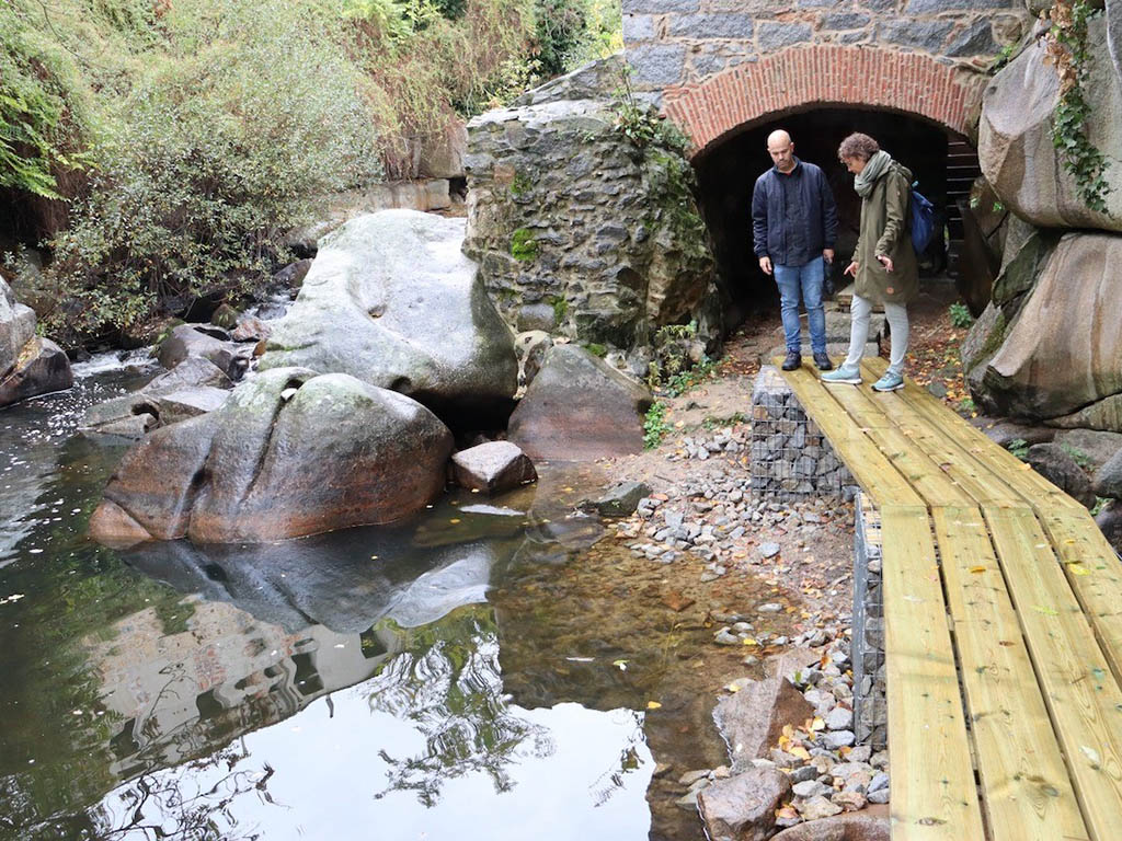 El Ayuntamiento de Segovia finaliza las obras de restauración en la Senda de Los Molinos.