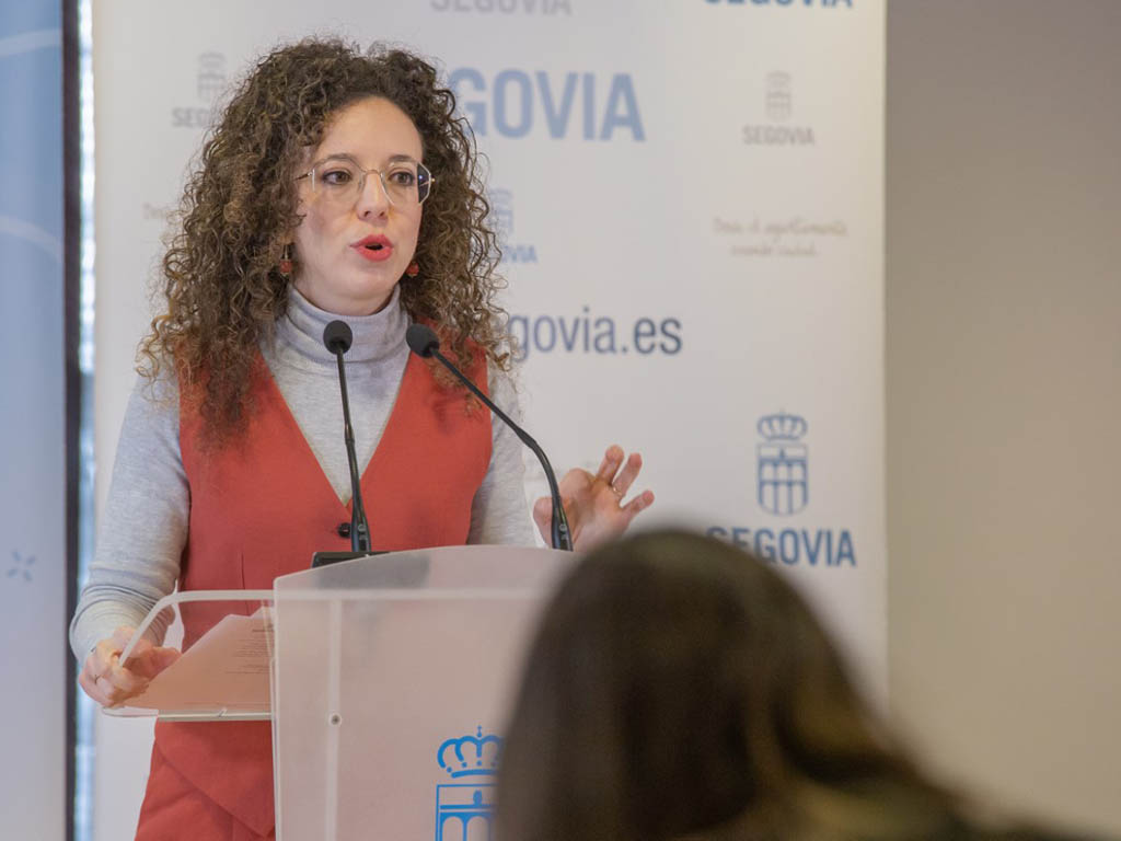 La portavoz de Cs, Noemí Otero. / NEREA LLORENTE