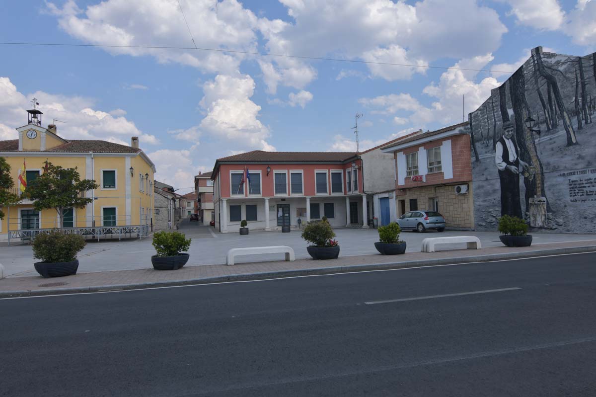 Localidad segoviana de Sanchonuño. Foto: José Antonio Santos.