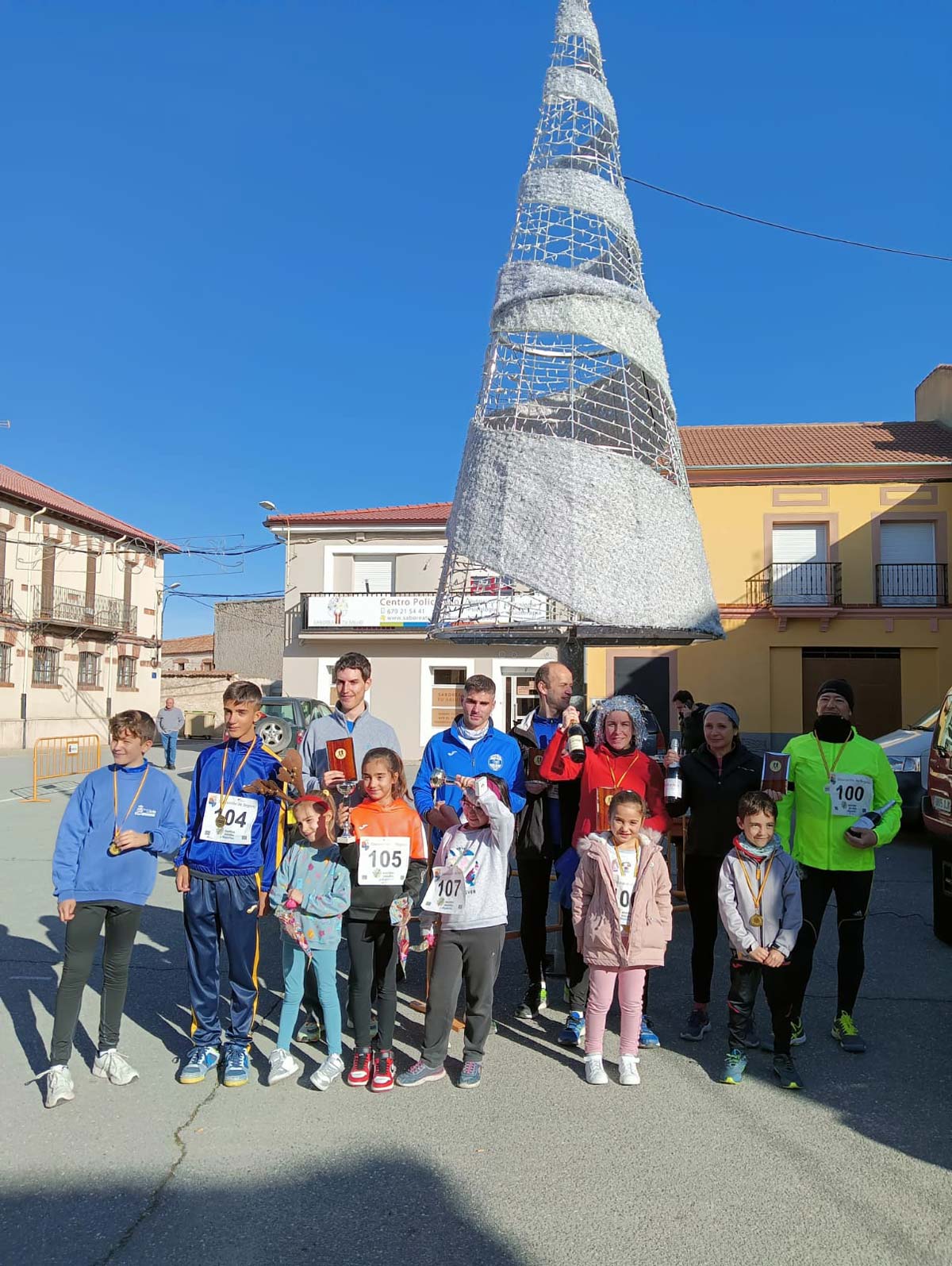 Ganadores de la San Silvestre fuenterrebollana.