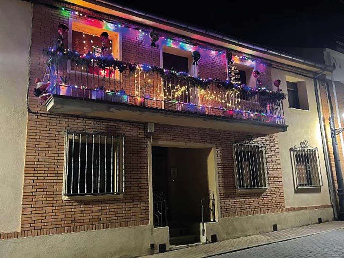 Fachada ganadora del Concurso de decoración de exteriores de este año.