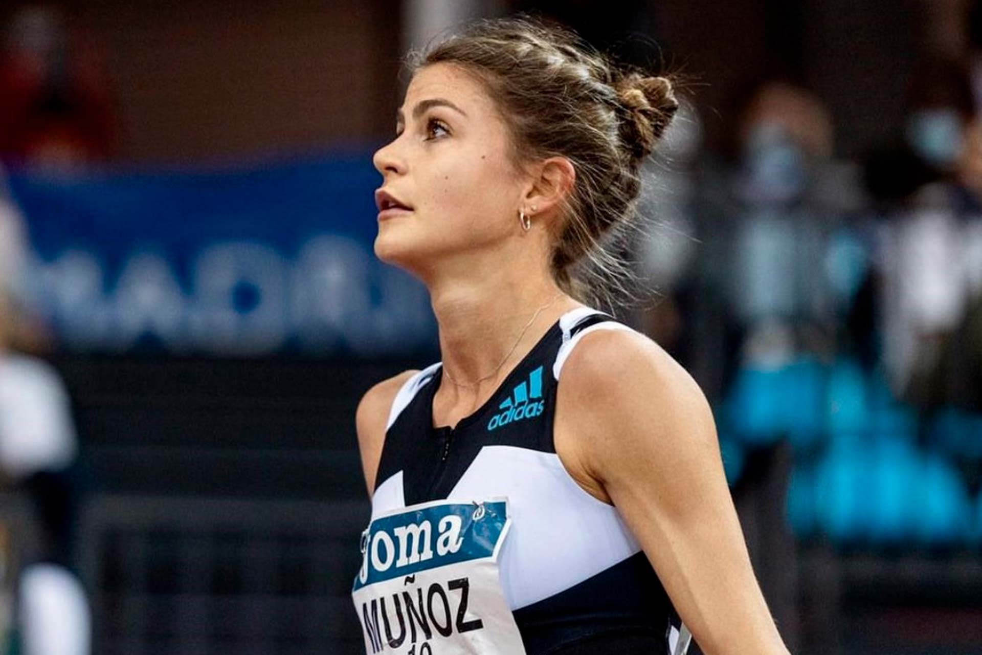 Águeda Marqués, con la camiseta del Adidas./ E.A.