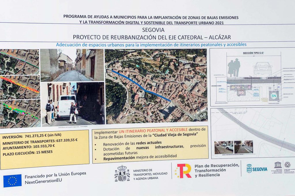 Las obras de la calle Daoiz ponen en riesgo la supervivencia de varios negocios en la zona 3 cartel obras KAM2255
