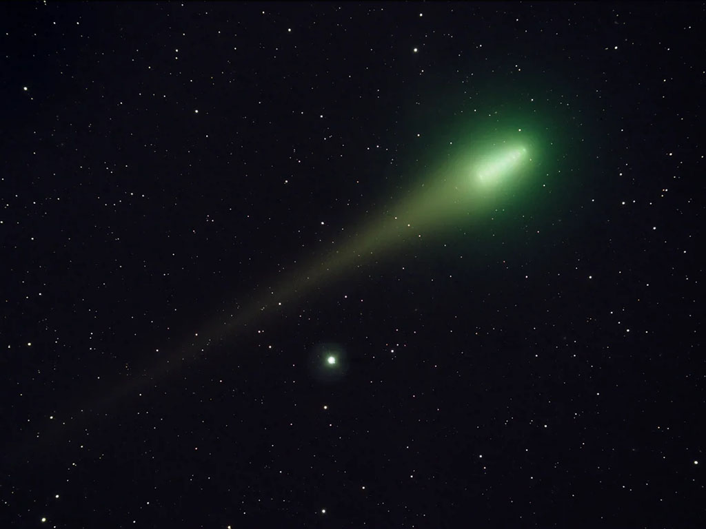 El cometa ZTF tiene una cola verdosa similar a la del Lullin (en la imagen). / FOTO: ISTOCK