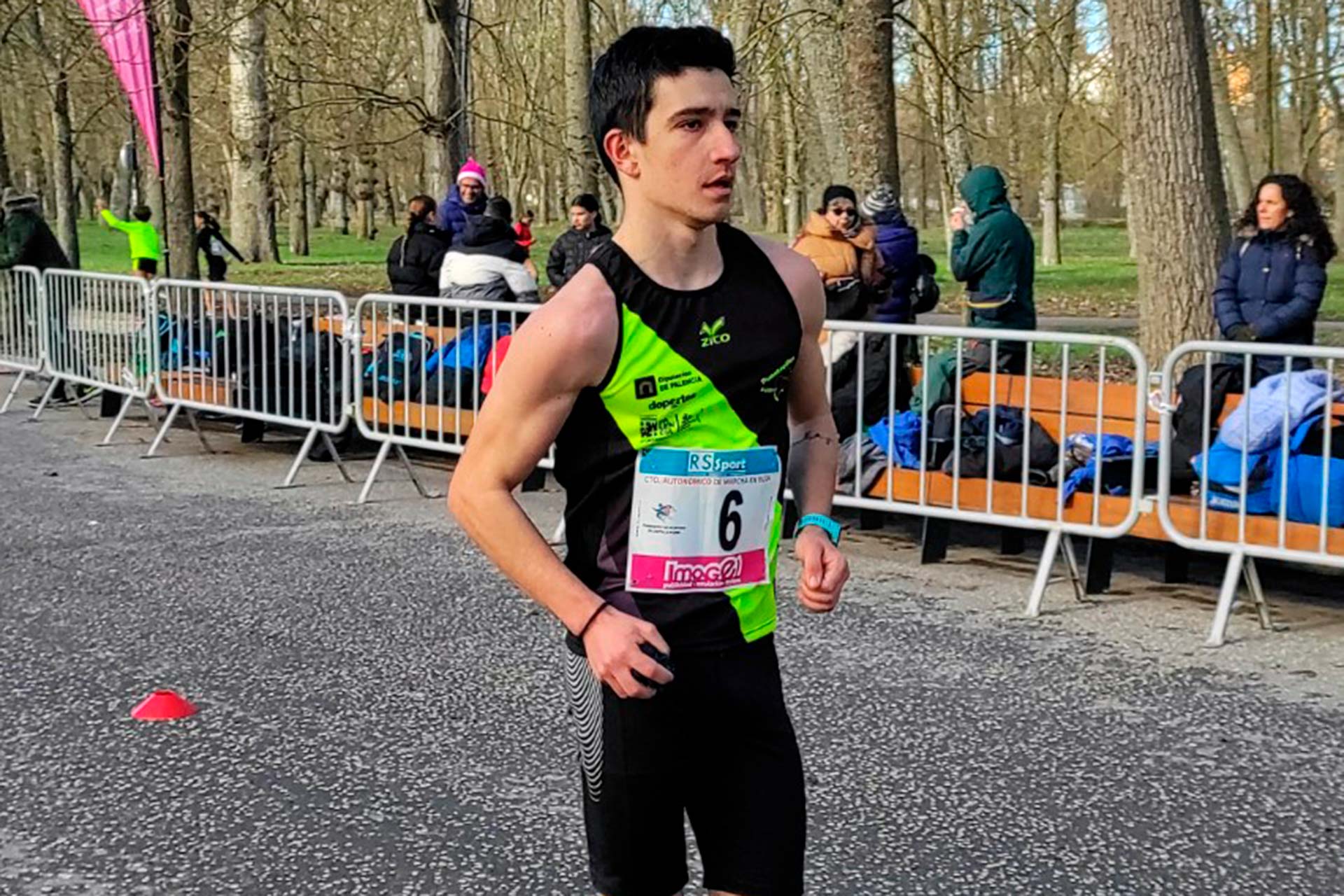 Rodrigo Santa Elena, en pleno esfuerzo./ E.A.