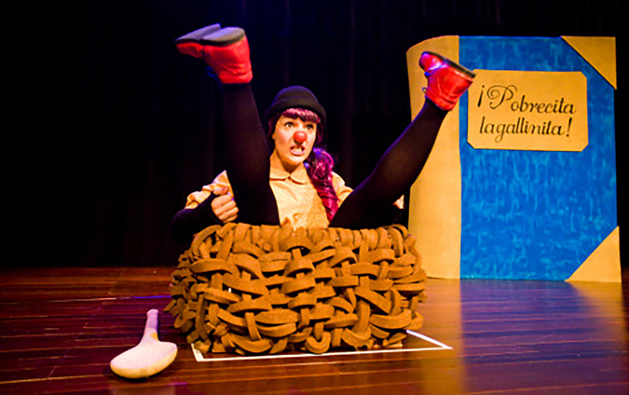 También dan cabida a los espectáculos infantiles como “Pobrecita la gallinita”, de Margarito & Cía.