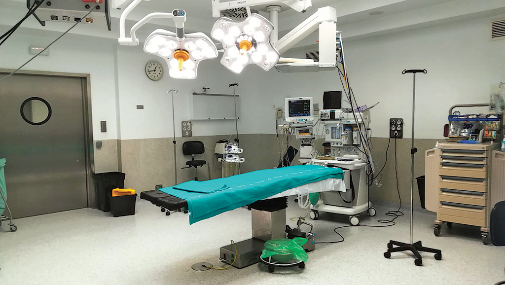 Un quirófano vacío en el Hospital General de Segovia. / EL ADELANTADO
