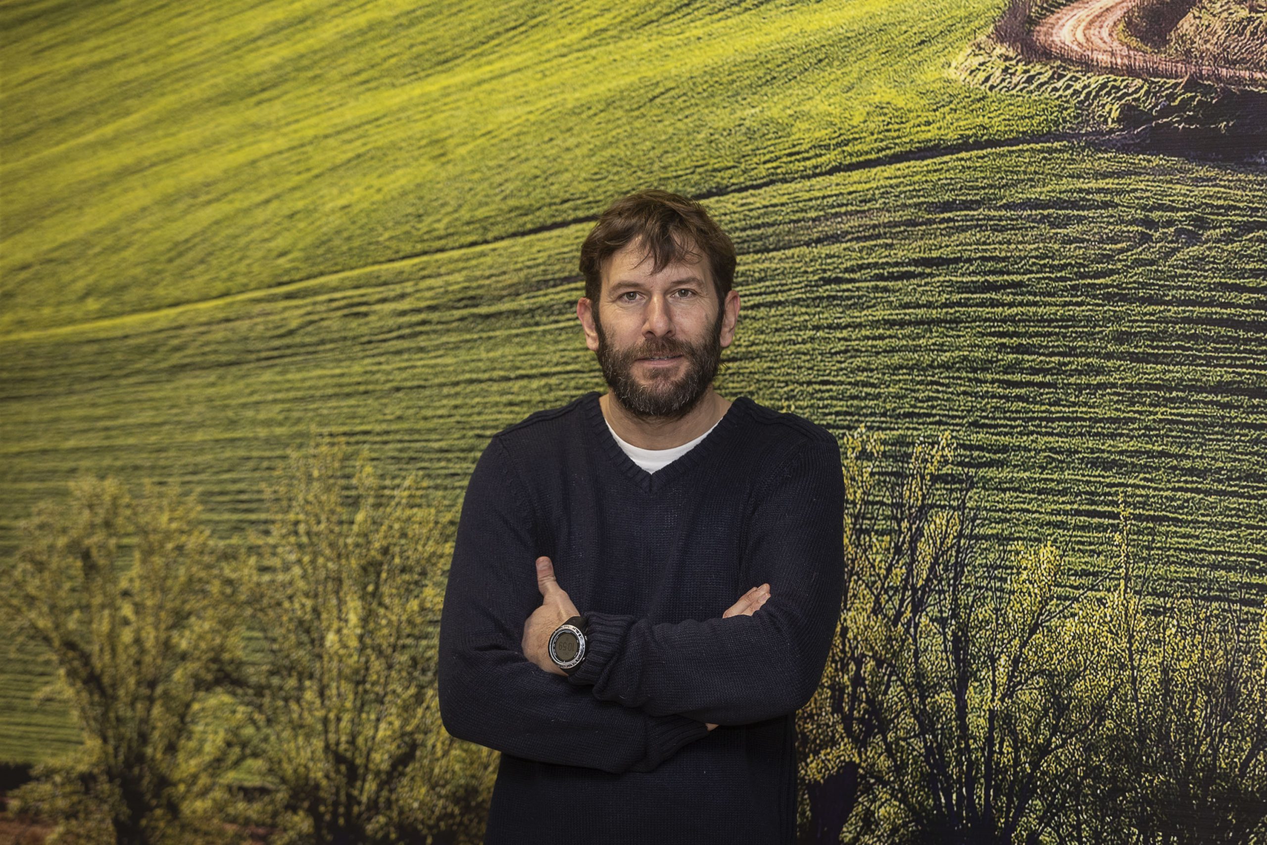 Cesar Acebes , presidente de UCCL unión de Campesinos .