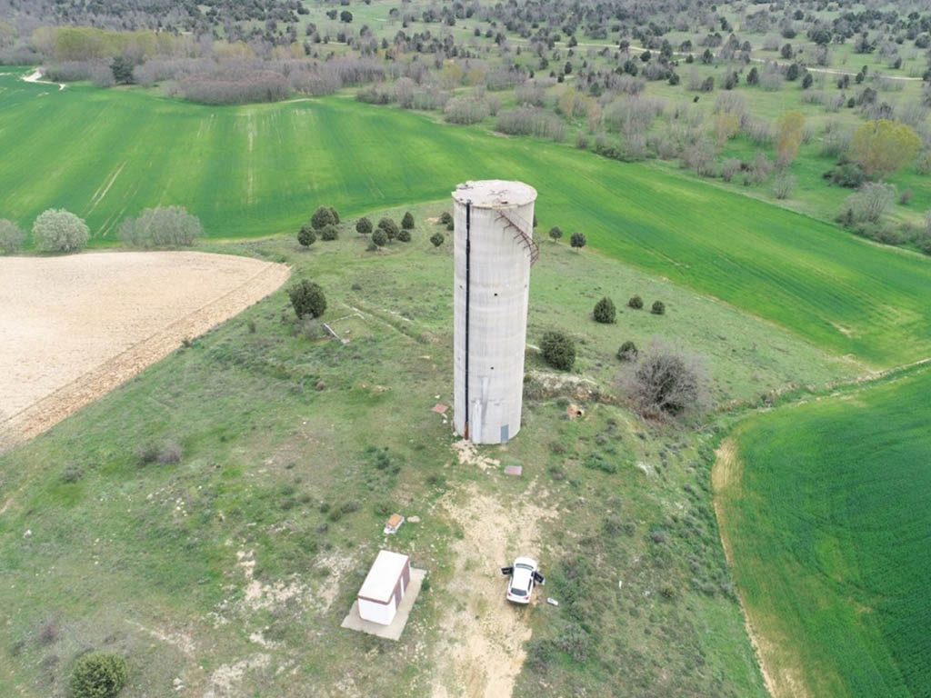Depósito del Cerro de las Viñas, de Cantalejo. / EL ADELANTADO