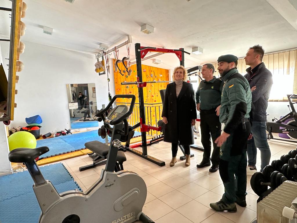 LOS GREIM junto a la subdelegada del Gobierno, Lirio Martín.