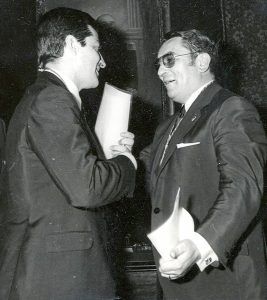 Modesto Fralie con Suarez