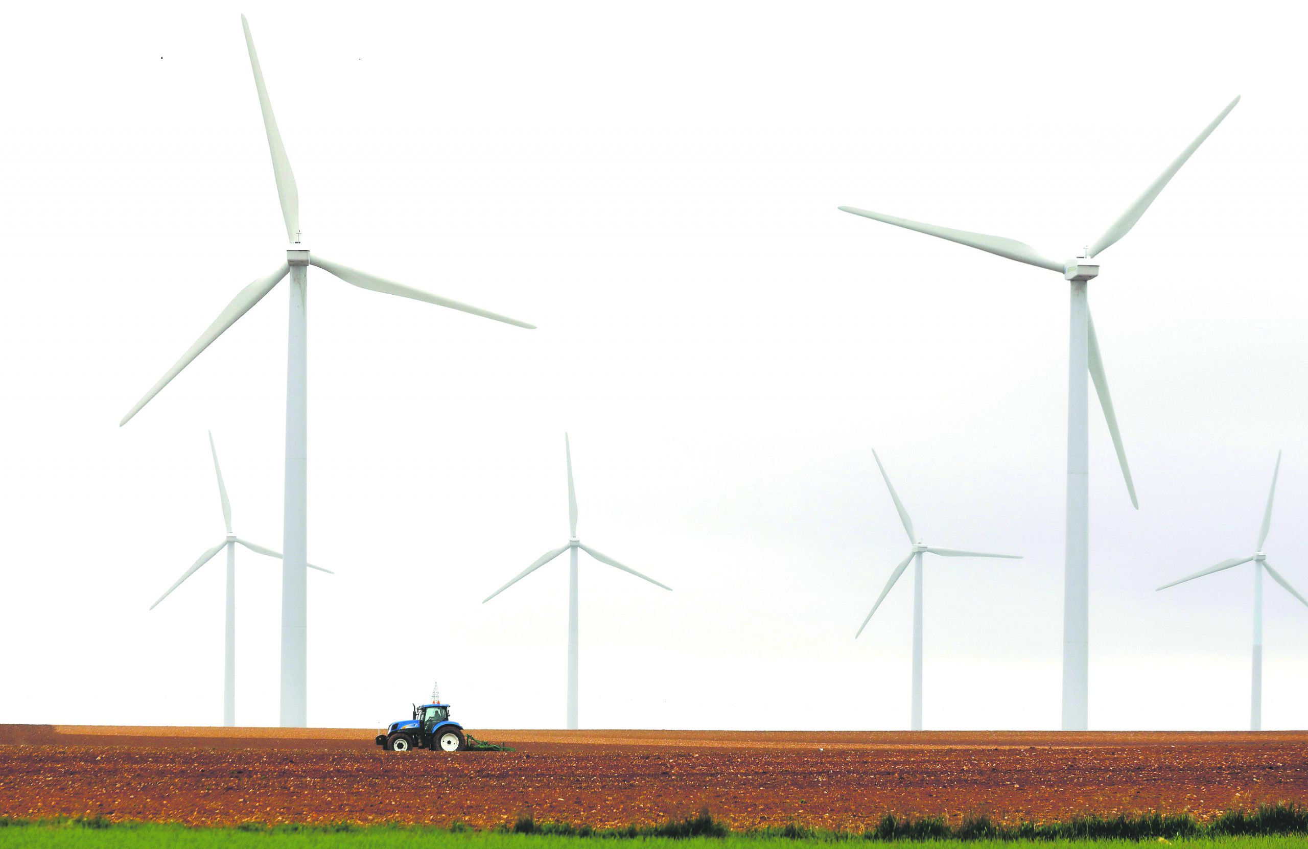 Parque eólico de Iberdrola en Castilla y León.