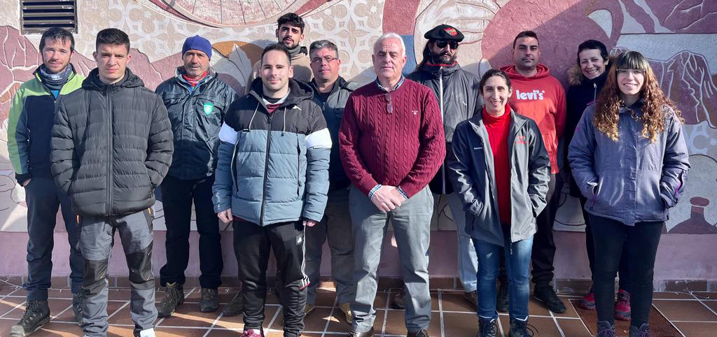 Participantes en el programa de formación y empleo.