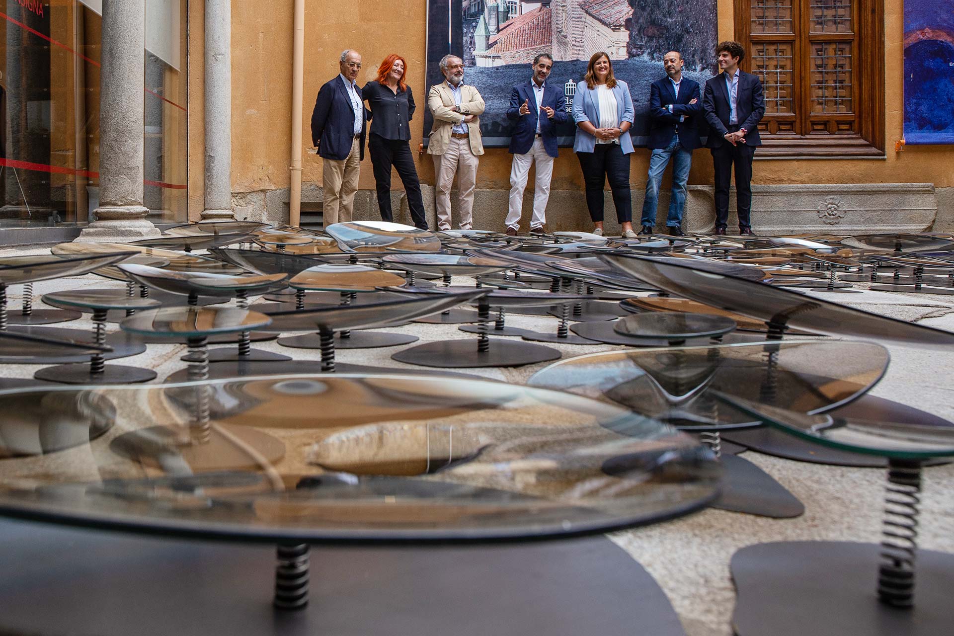Inauguración de una exposición del programa de Hay Festival 2022. / Nerea Llorente