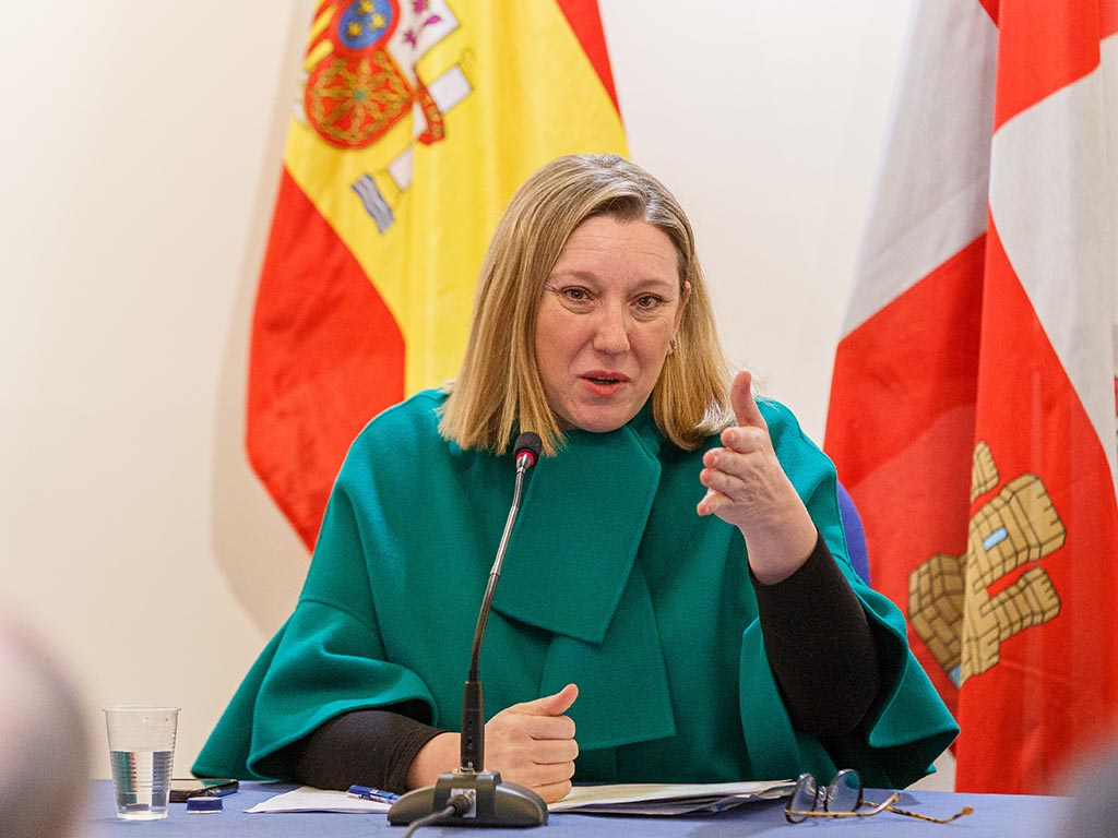 La consejera de Familia subraya que los usuarios de la Residencia Asistida están “perfectamente atendidos” 1 La consejera de Familia, Isabel Blanco. / NACHO VALVERDE - ICAL