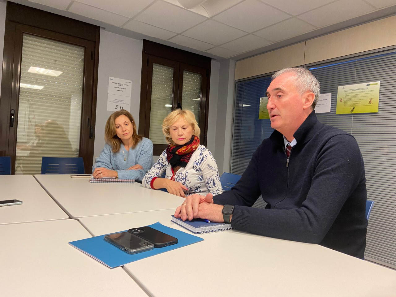 Mazarías, reunido con la Plataforma del Voluntariado. / EL ADELANTADO