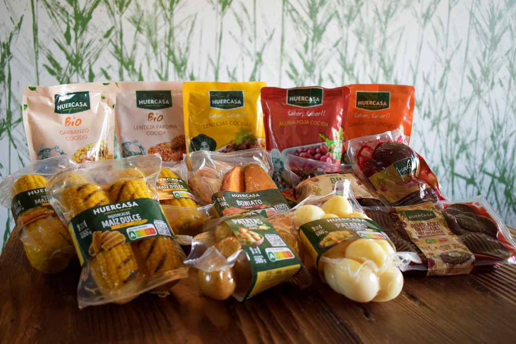 Algunos de los productos que la empresa segoviana Huercasa ya llevado a la feria alemana.