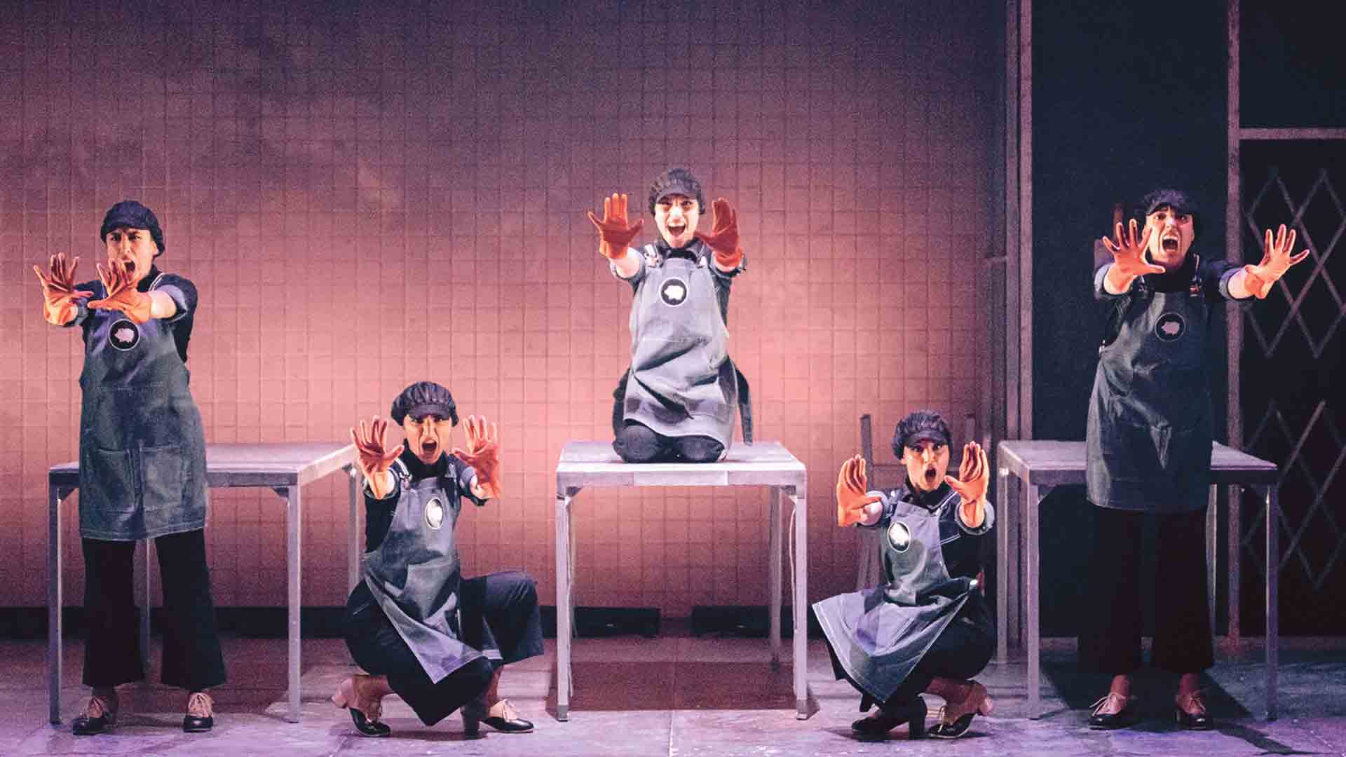 Escena del espectáculo de danza ‘Rebelión en la granja’. / E. A.