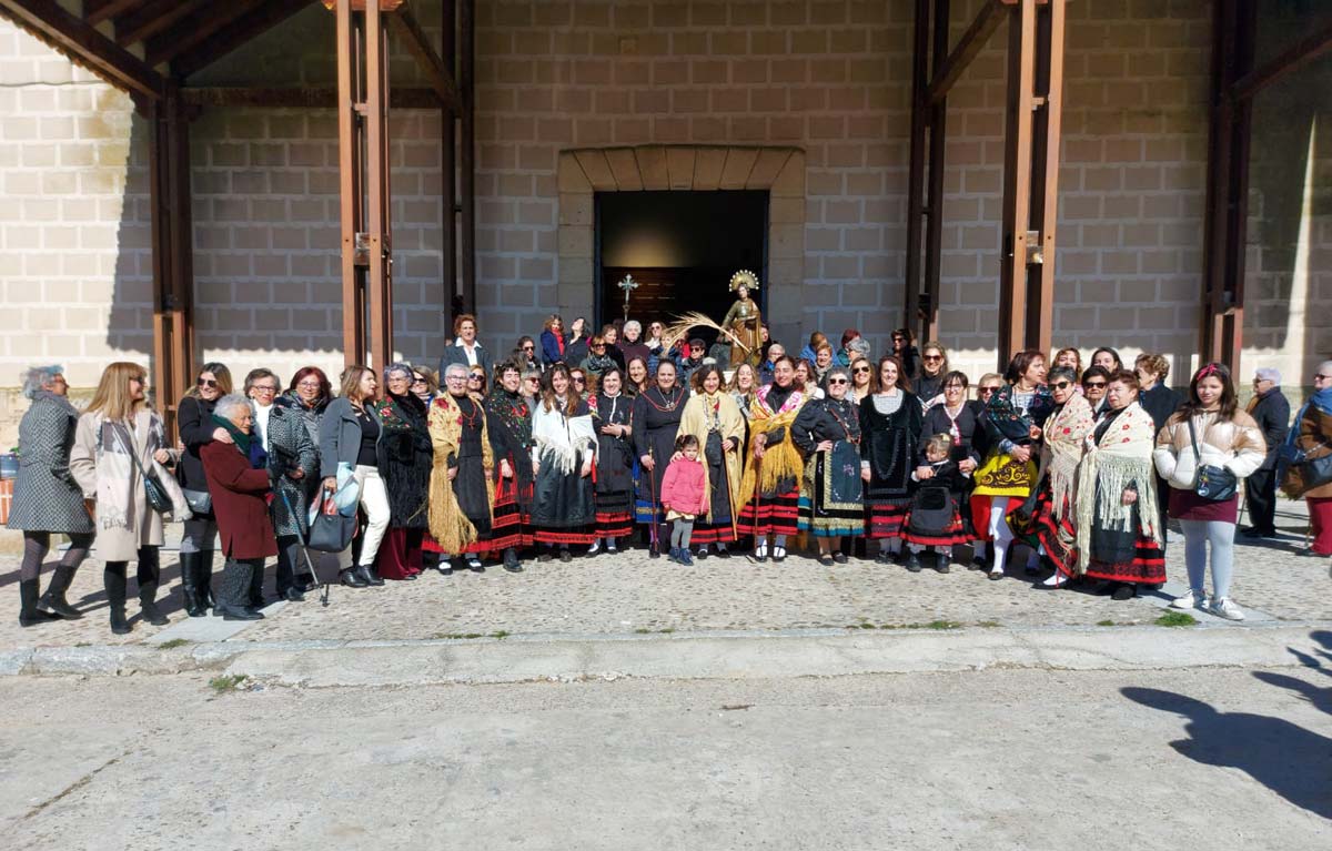 Festividad de Santa Águeda celebrada en Yanguas de Eresma.
