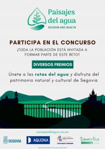 web Cartel del concurso Paisajes del Agua