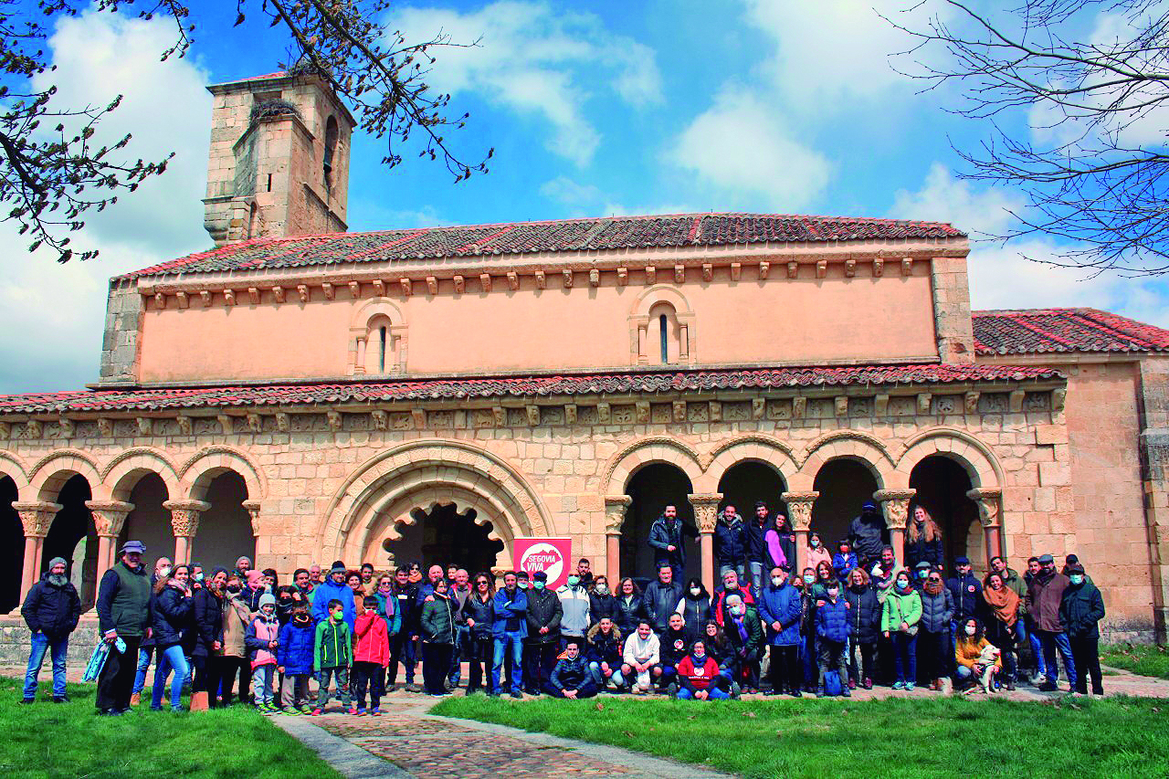 Encuentro de ‘Segovia Viva’, el año pasado en Duratón.