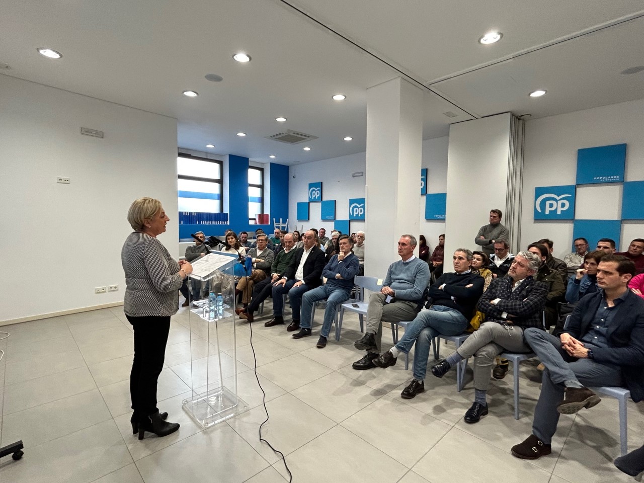 Paloma Sanz interviene en el Comité Ejecutivo Provincial del Partido Popular. / EL ADELANTADO