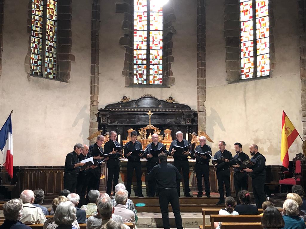 Los miembros del grupo Tutto Voce, durante una de sus últimas actuaciones.